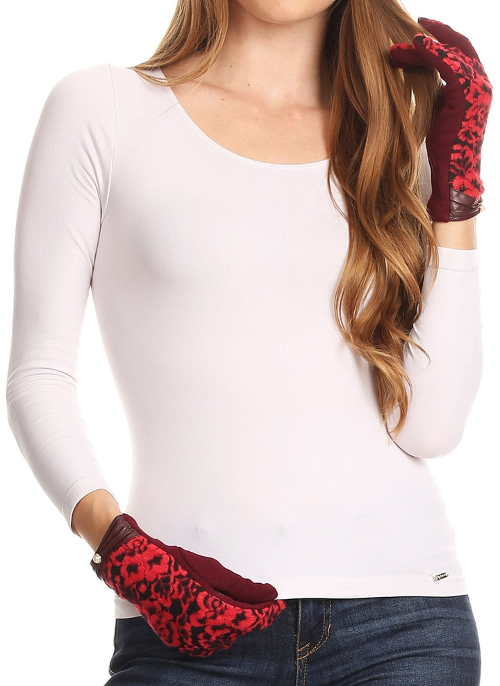 Sakkas Liya Classic Warm Driving Touch Screen Capable Stretch Gloves Fleece Lined