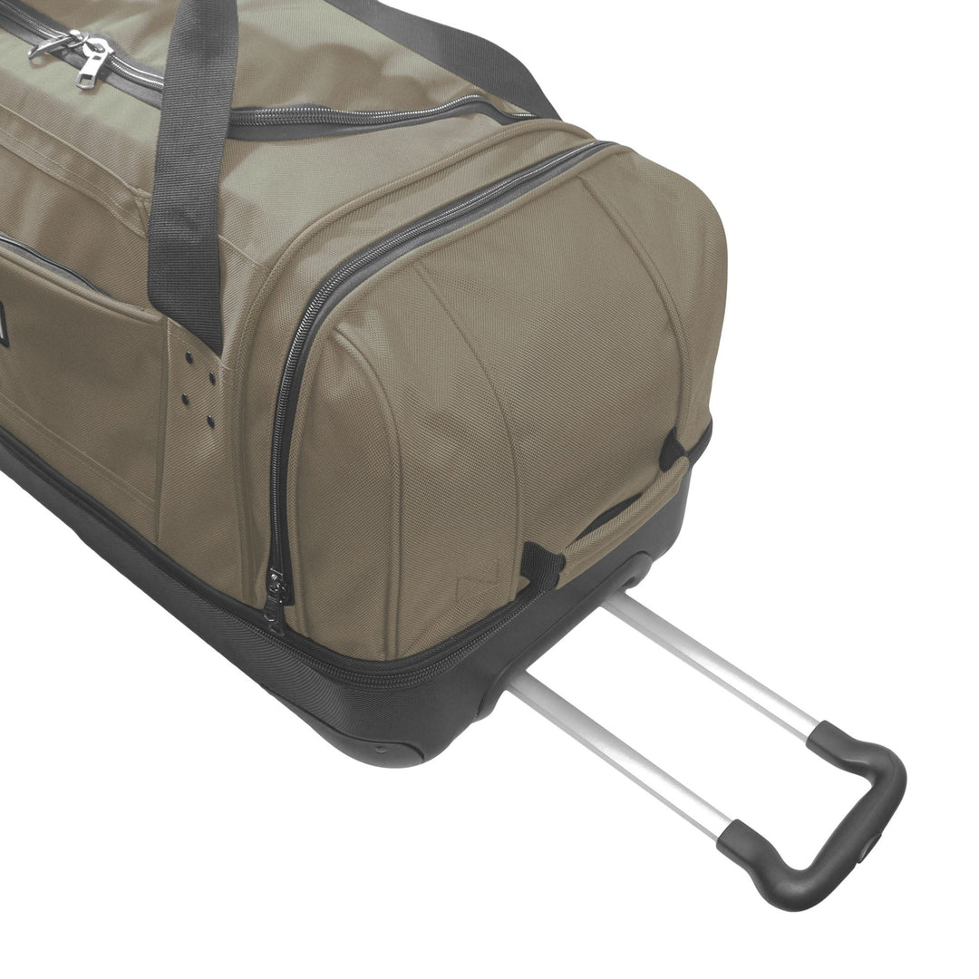 Workhorse 30" Split Level Khaki FŪL Rolling Duffle Bag