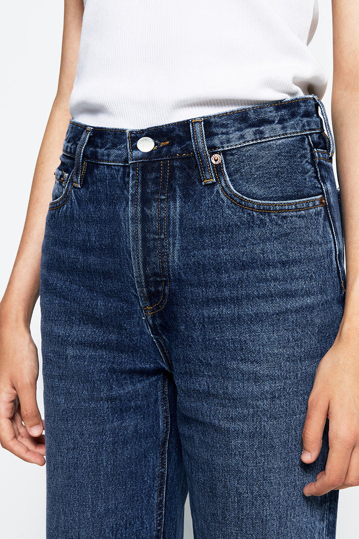 Manhattan High Rise Straight Ankle Jeans HJ160