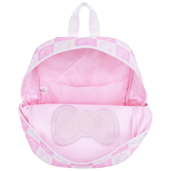 Hello Kitty All-Over Print Backpack with Detachable Lunchbox & 3D Charm