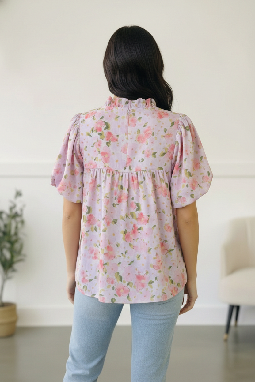 Painted Blossoms Posey Top