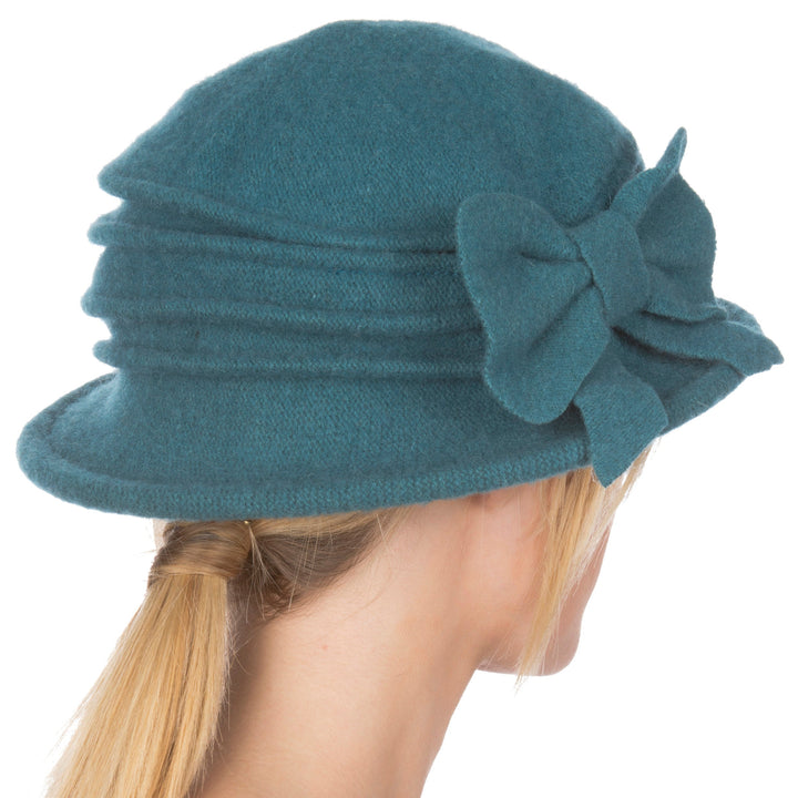 Sakkas Loren Bow Wool Hat