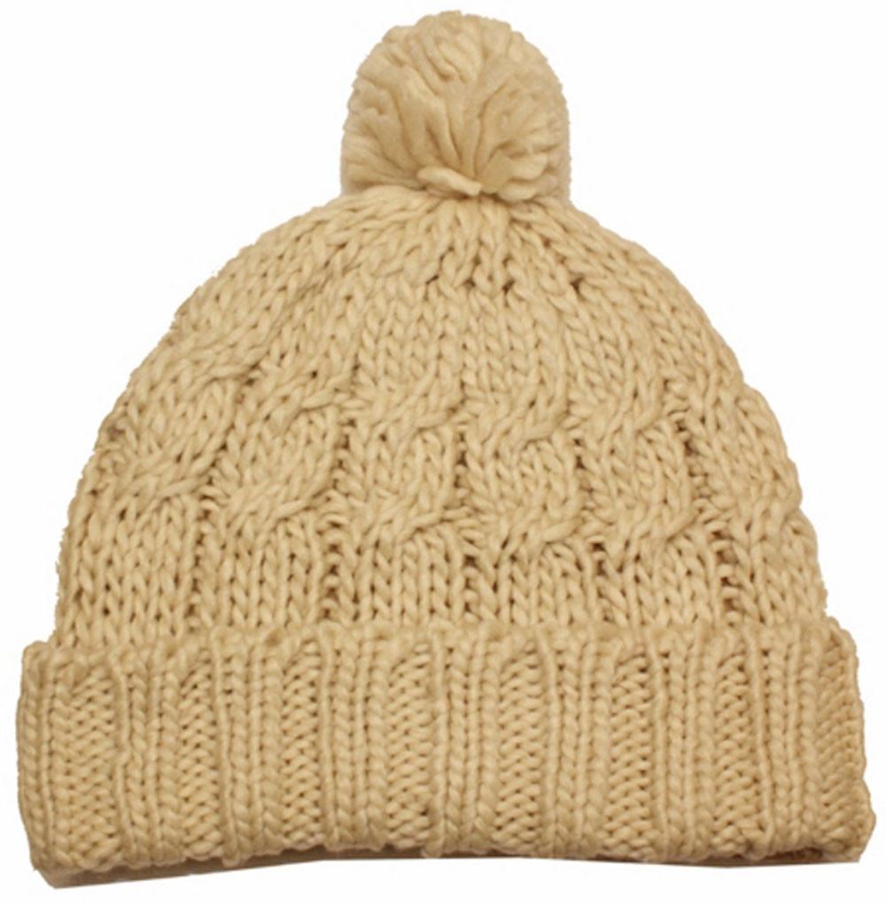 Sakkas Pom Pom Cable Knit Cuffed Winter Beanie/ Hat/ Cap ( 8 Colors )