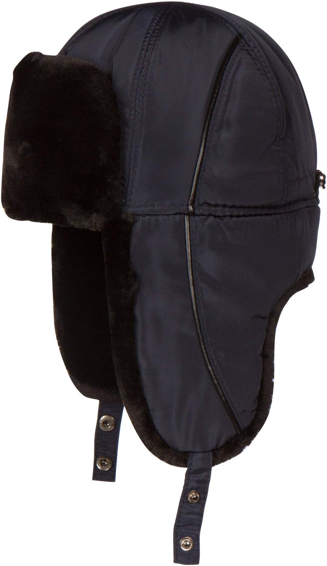 Sakkas Victor Unisex Adjustable Warm Russian Aviator Trooper Trapper Ushanka Hat Faux Mink Fur and Nylon Cold Weather Outdoor