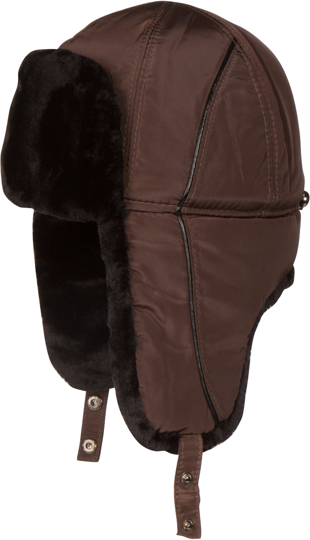 Sakkas Victor Unisex Adjustable Warm Russian Aviator Trooper Trapper Ushanka Hat Faux Mink Fur and Nylon Cold Weather Outdoor