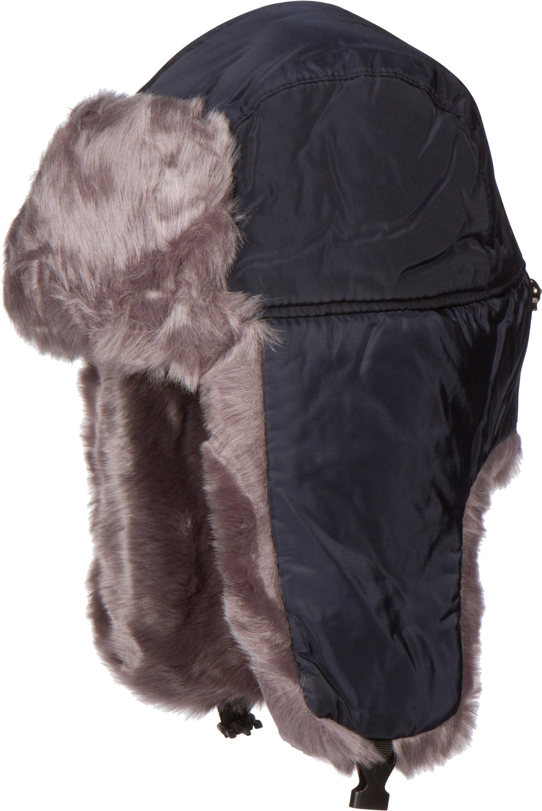 Sakkas Martin Unisex Adjustable Warm Russian Aviator Trooper Trapper Ushanka Hat Faux Mink Fur and Nylon Cold Weather Outdoor