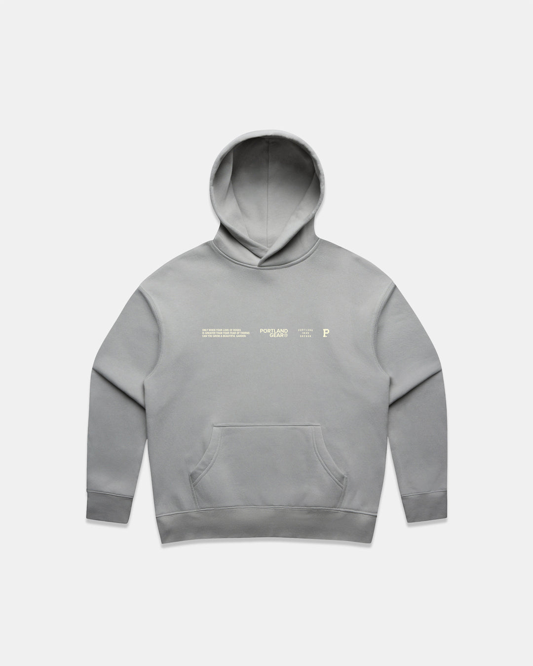 Women's Sueded Slogan Hoodie - Storm