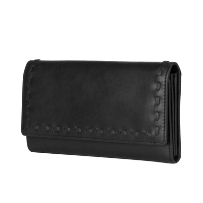 Hope RFID Leather Laced Wallet by Lady Conceal