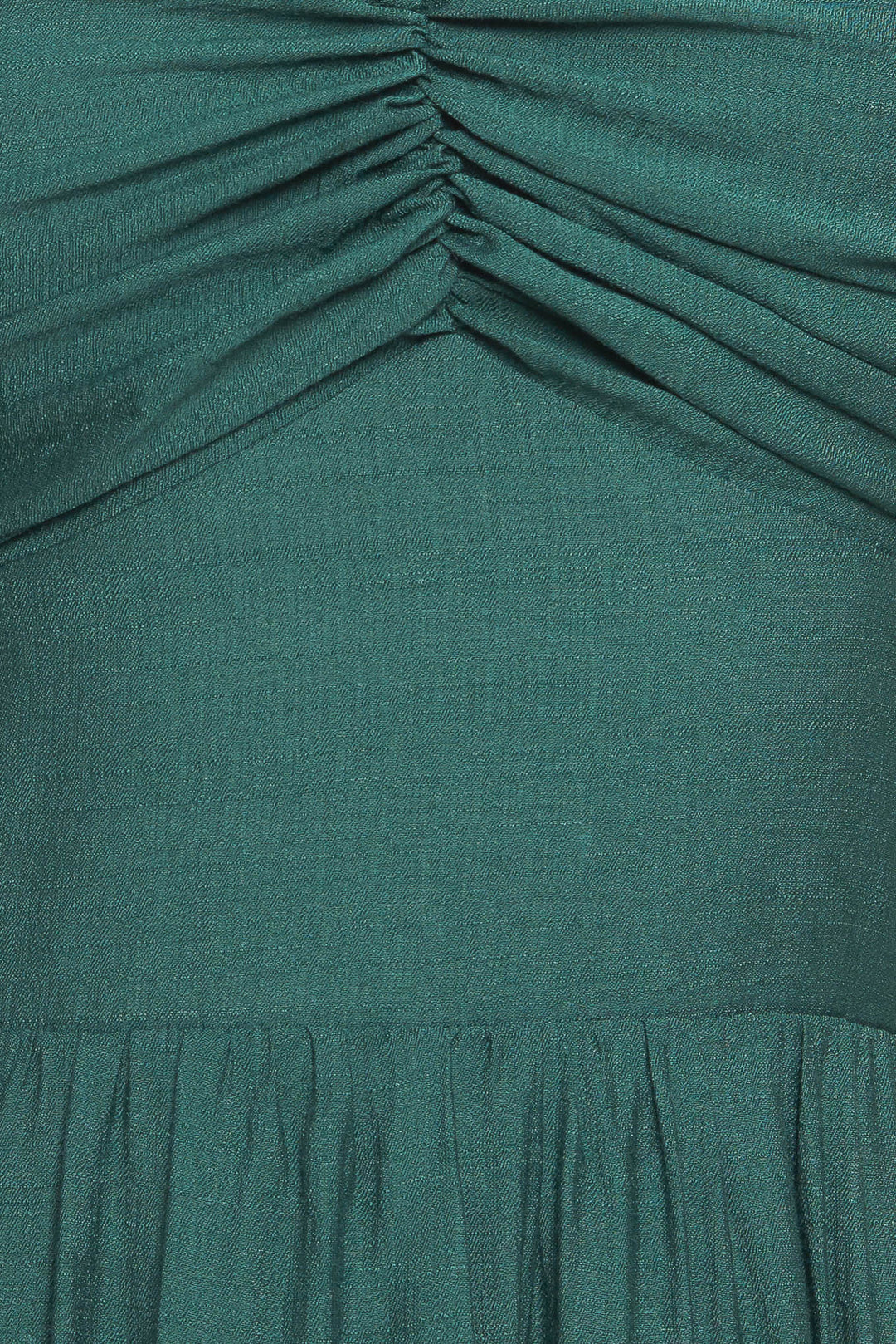 SUMMER MILK FOREST GREEN WOVEN MAXI DRESS