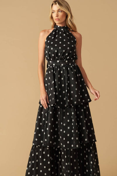 ALONG THE SHORELINE WOVEN MAXI DRESS