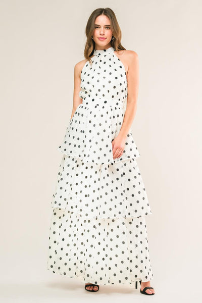 ALONG THE SHORELINE WOVEN MAXI DRESS