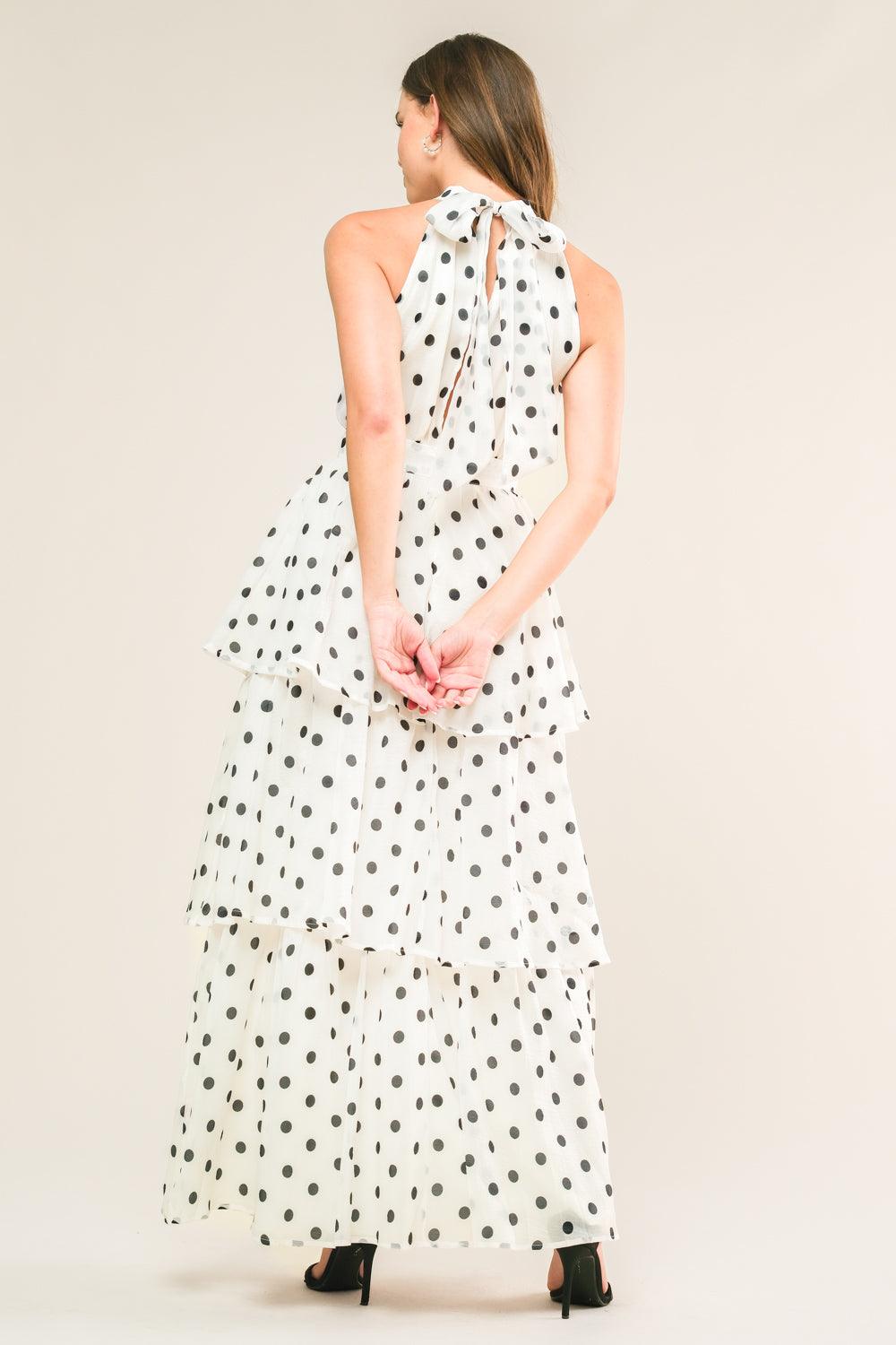 ALONG THE SHORELINE WOVEN MAXI DRESS