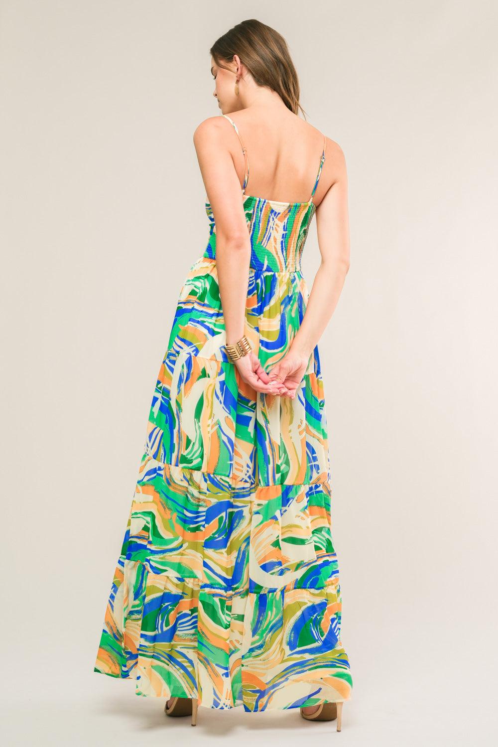 FLORIDA DREAMS WOVEN MAXI DRESS