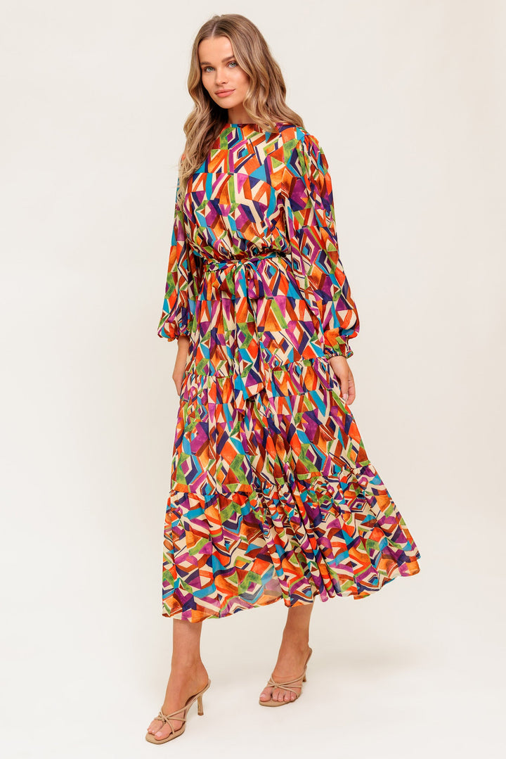 YOUR SWEETIE WOVEN MIDI DRESS