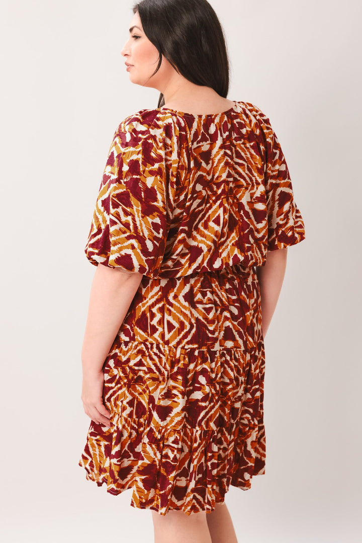 FLORA HARMONY WOVEN MINI DRESS