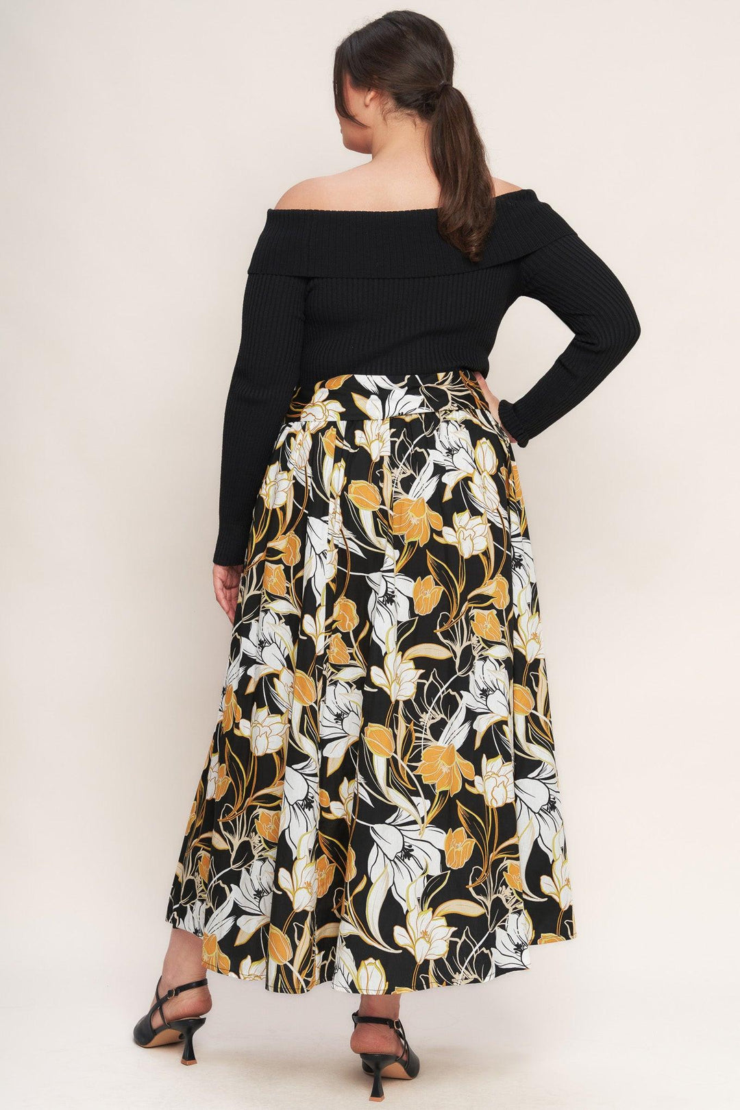 TWIST ON TIMELESS WOVEN MIDI DRESS