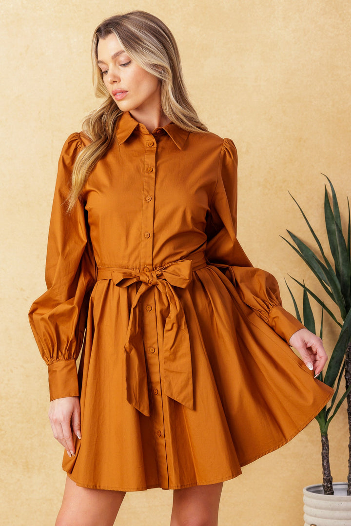 EATONS NECK WOVEN MINI DRESS