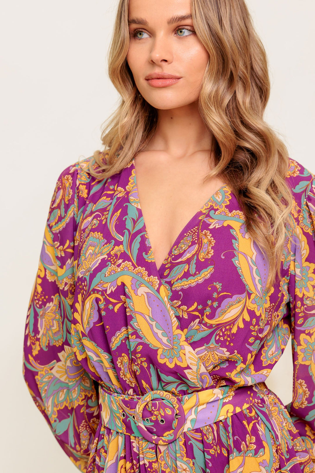 GOING WITH ELEGANCE WOVEN MIDI DRESS