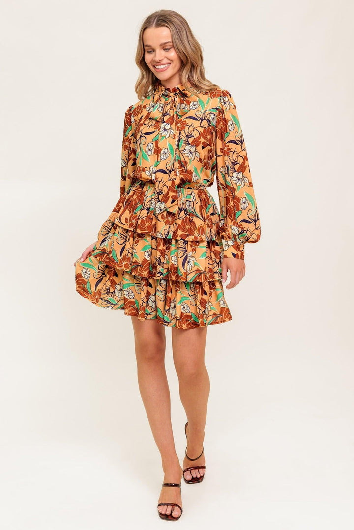 SECRET CRUSH WOVEN MINI DRESS
