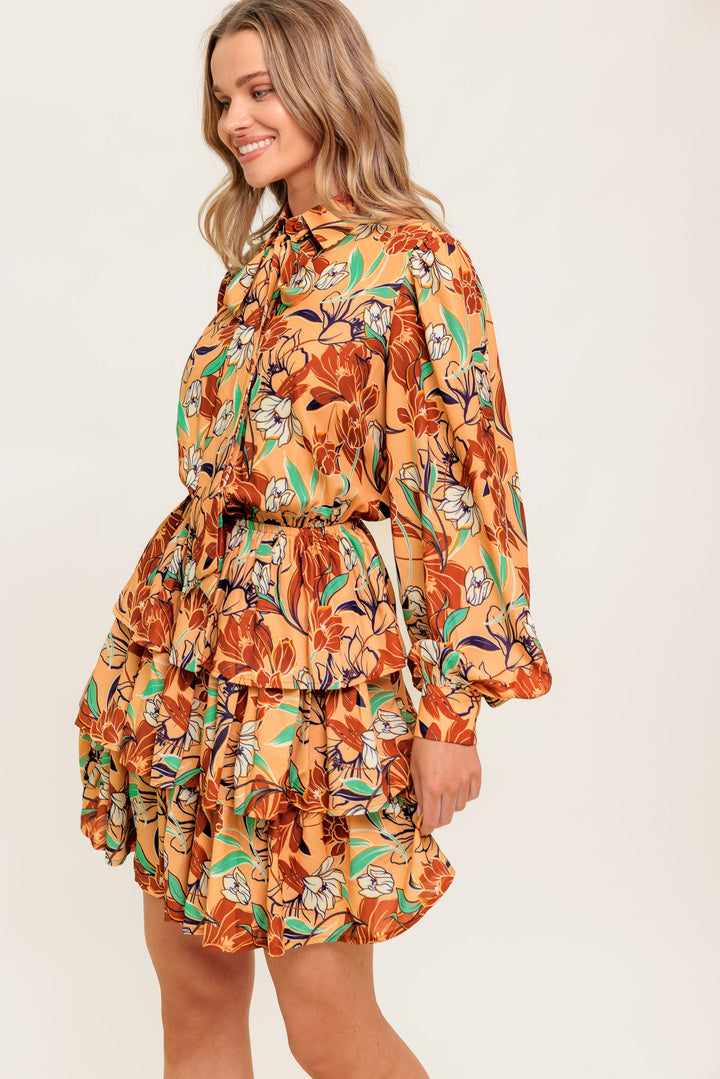 SECRET CRUSH WOVEN MINI DRESS