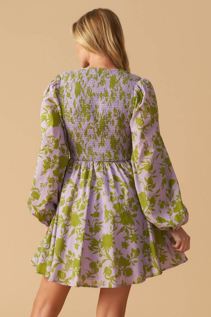 WINGS OF A DREAM WOVEN MINI DRESS