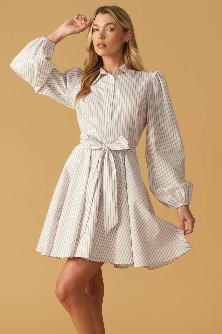 BEAUTY &amp; STYLE WOVEN MINI DRESS