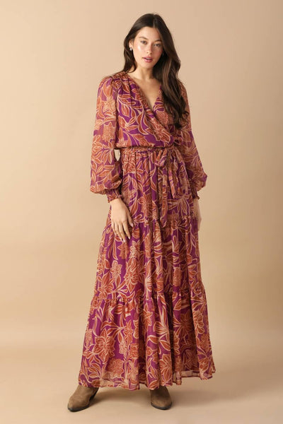 URBAN ELEGANCE WOVEN MAXI DRESS