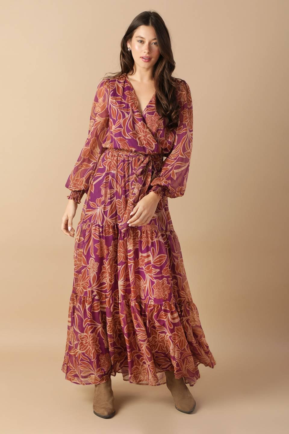 URBAN ELEGANCE WOVEN MAXI DRESS