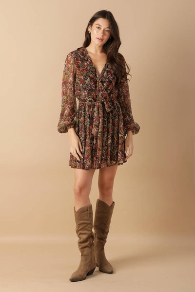 JUST CAN'T WAIT WOVEN MINI DRESS