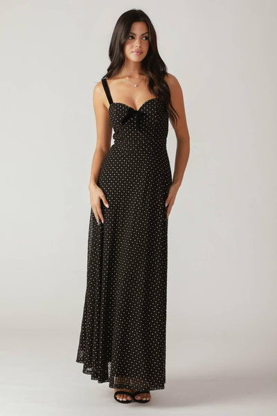 MAJESTIC MOTION WOVEN MAXI DRESS