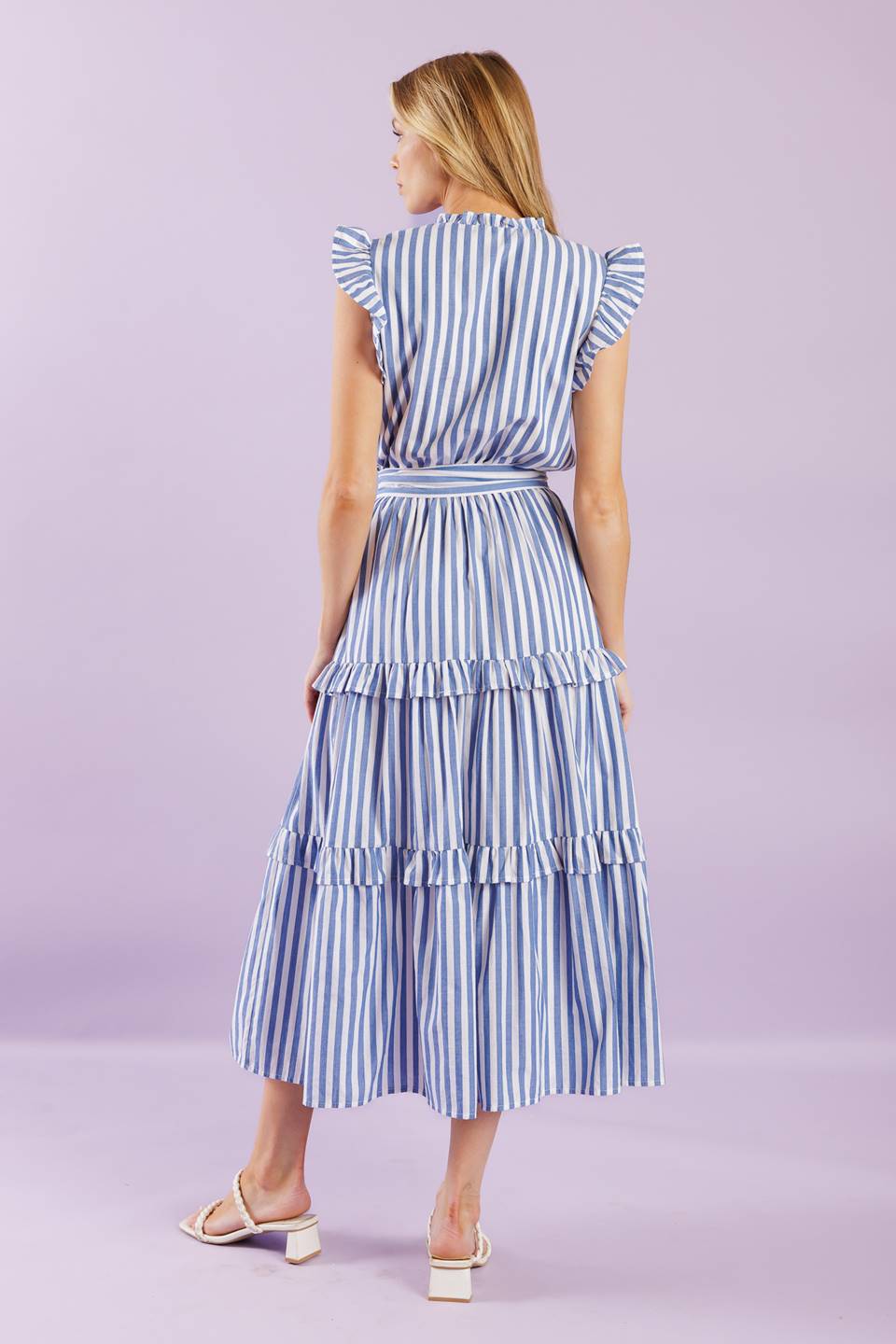 WHEN LIFE GIVES YOU WOVEN MIDI DRESS