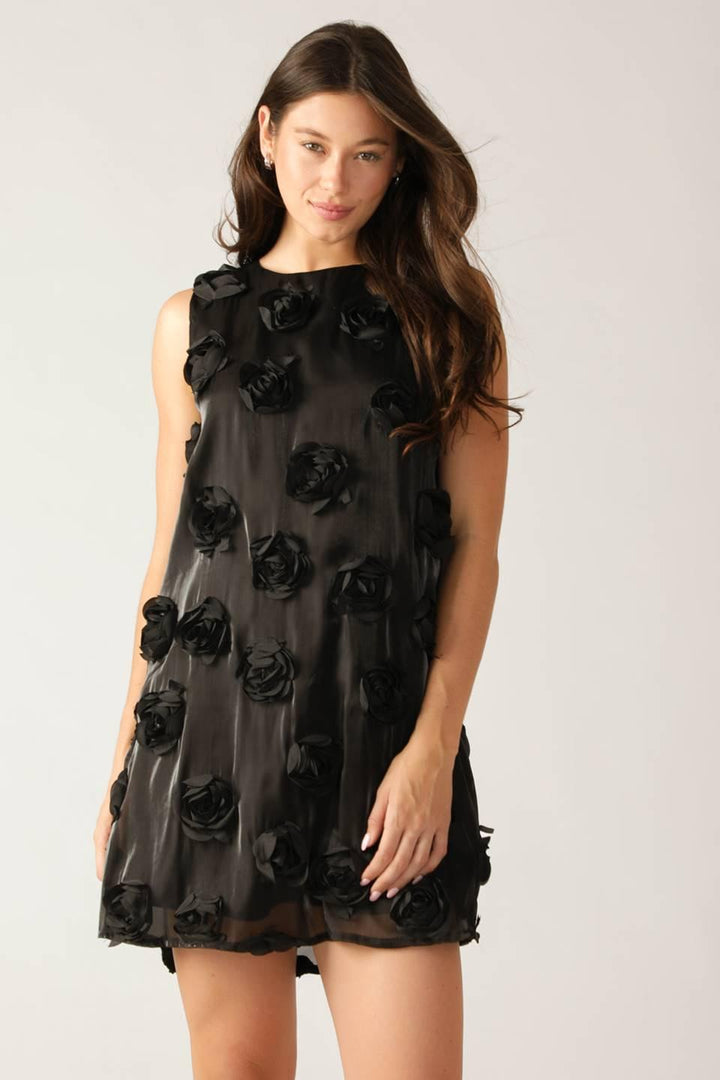 RADIANT SPIRIT WOVEN MINI DRESS