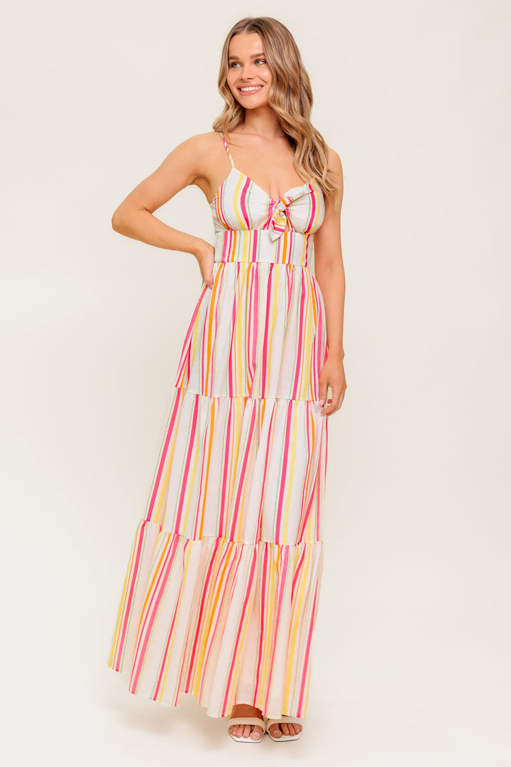 SEE THE GOOD WOVEN MAXI DRESS