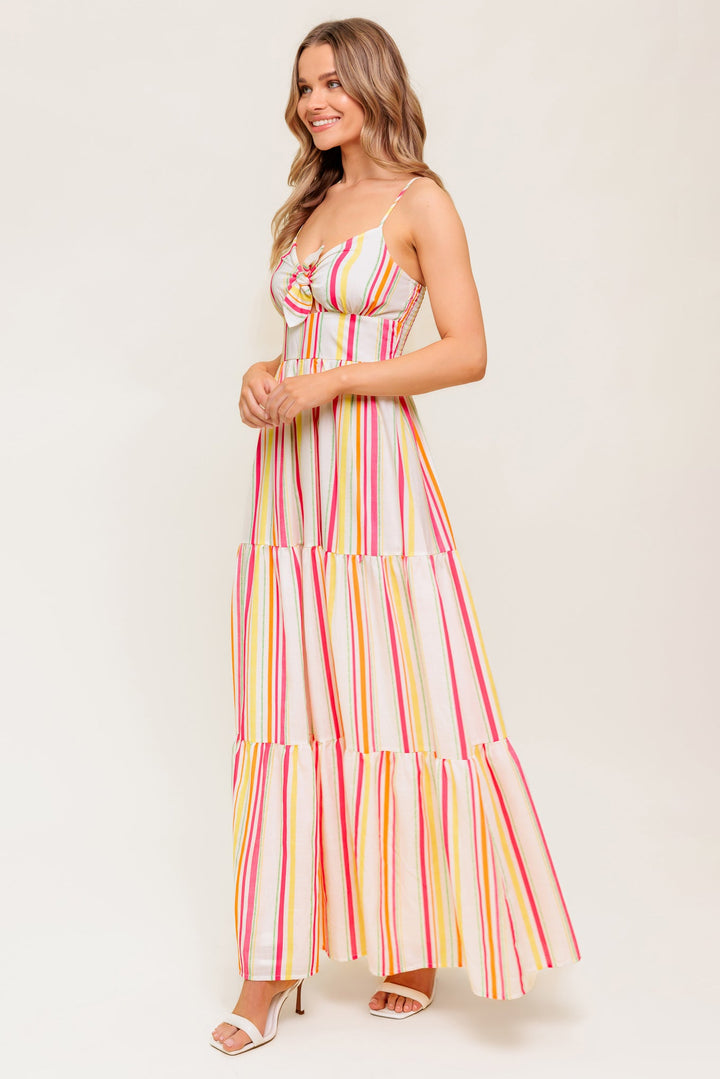 SEE THE GOOD WOVEN MAXI DRESS