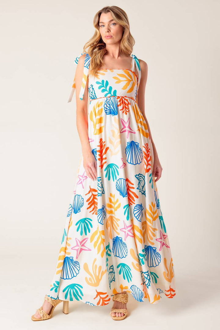 FROLIC THROUGH FIELDS WOVEN MAXI DRESS