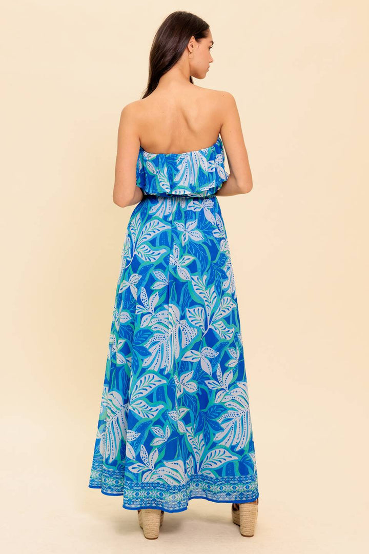 MANHATTAN ROMANCE WOVEN MAXI DRESS