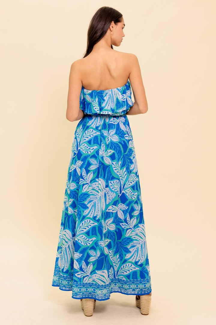 MANHATTAN ROMANCE WOVEN MAXI DRESS