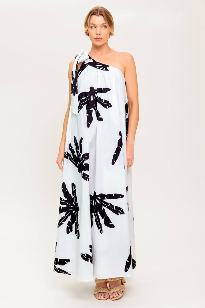 SUNSET SERENADE WOVEN MAXI DRESS