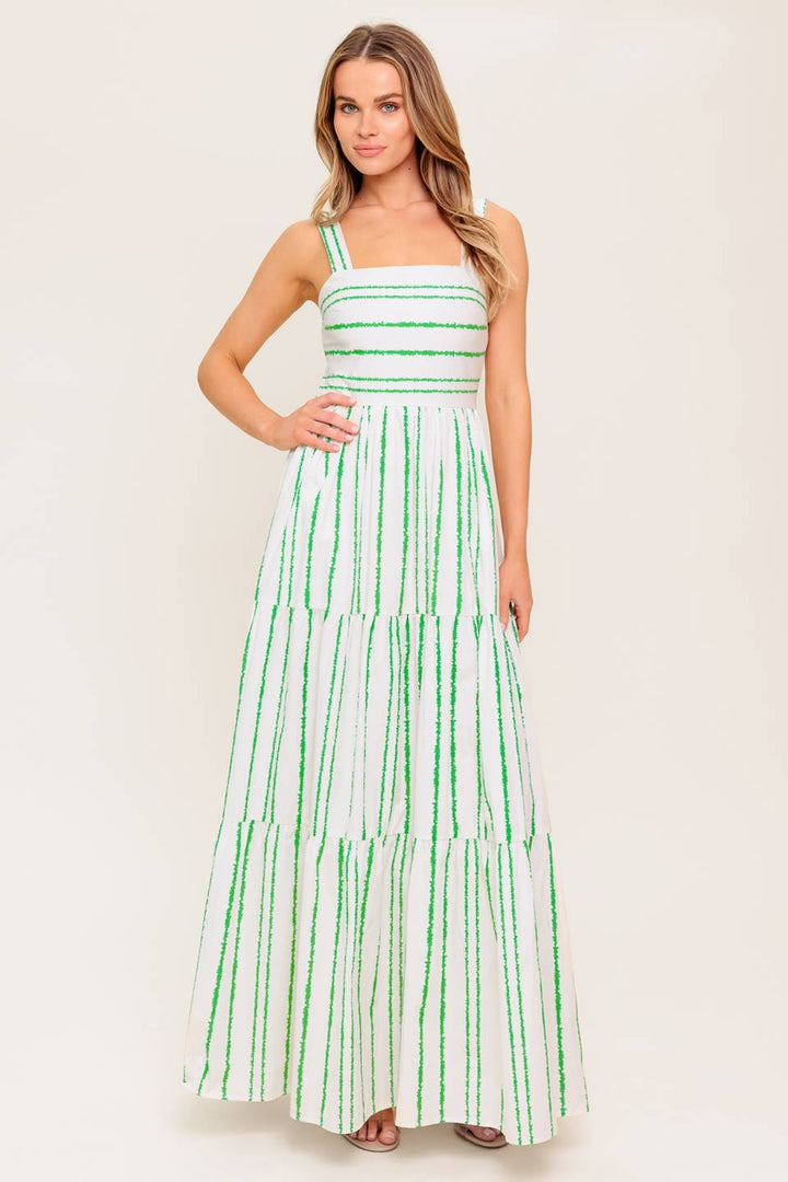 WILDFLOWER WALTZ  WOVEN MAXI DRESS