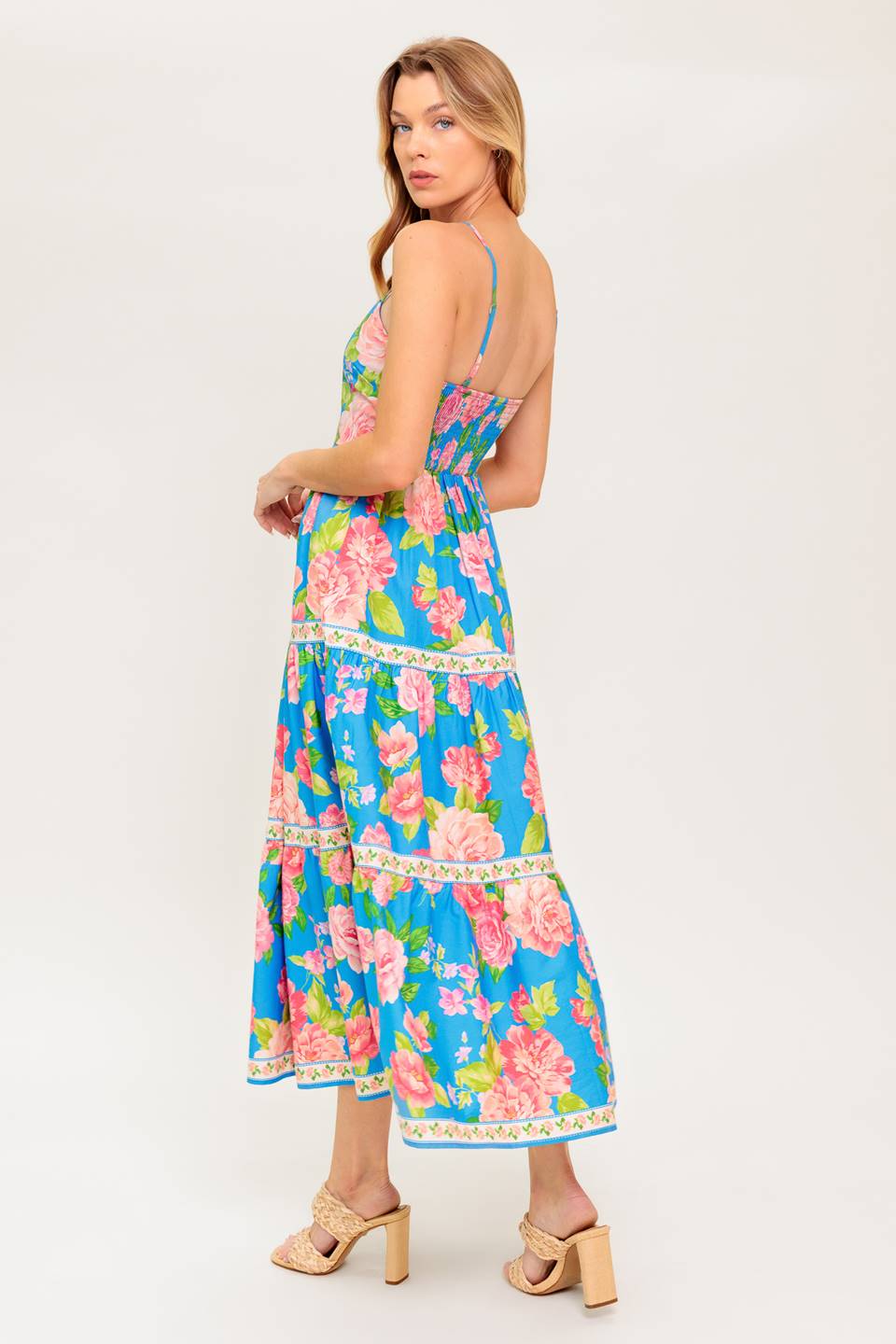 DAYLIGHT MUSE WOVEN MIDI DRESS