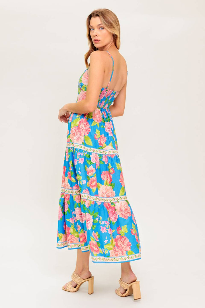 DAYLIGHT MUSE WOVEN MIDI DRESS