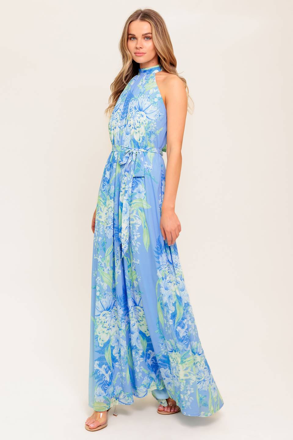 VACAY STATE OF MIND WOVEN MAXI DRESS