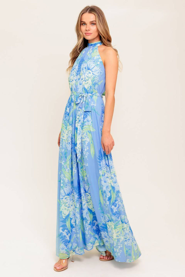 VACAY STATE OF MIND WOVEN MAXI DRESS