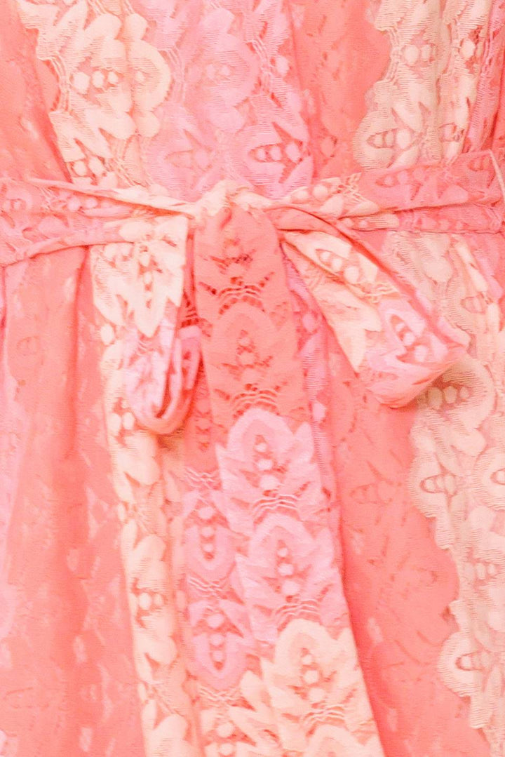 TAILOR MADE FOR YOU WOVEN LACE MIDI DRESS