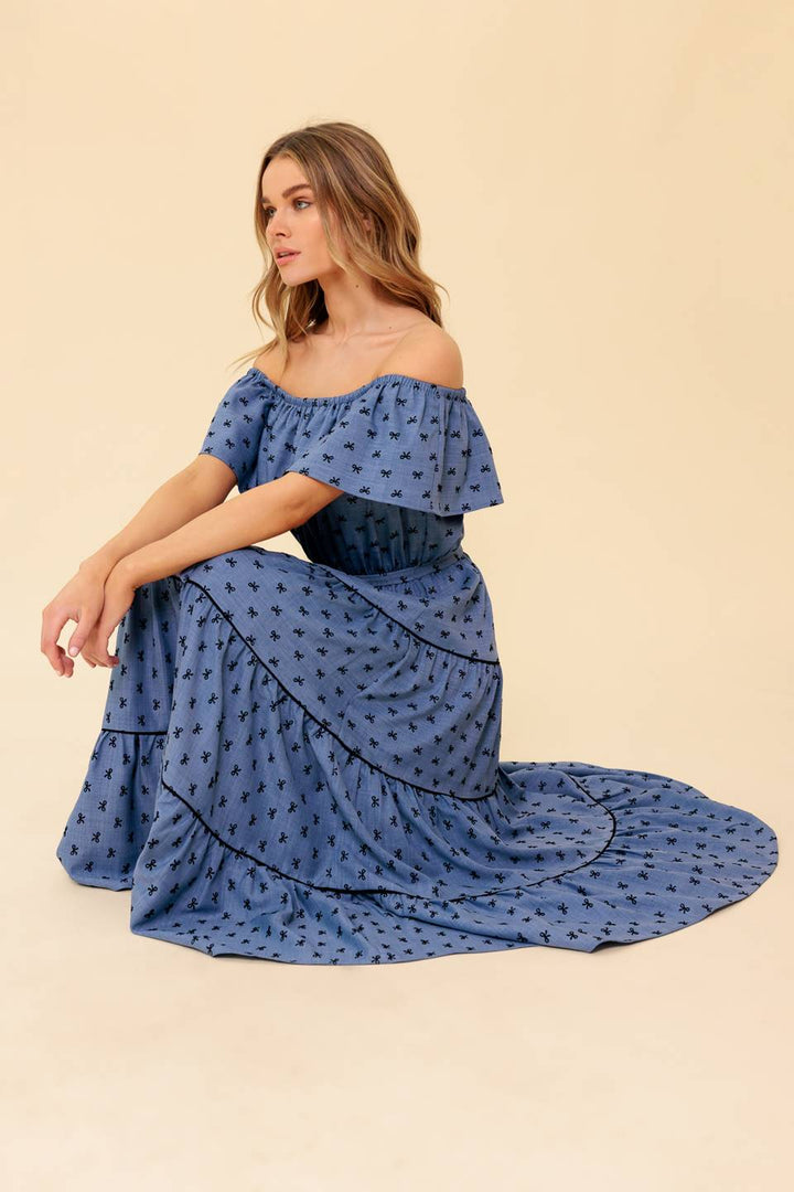 YOU'RE UNFORGETTABLE WOVEN MDI DRESS