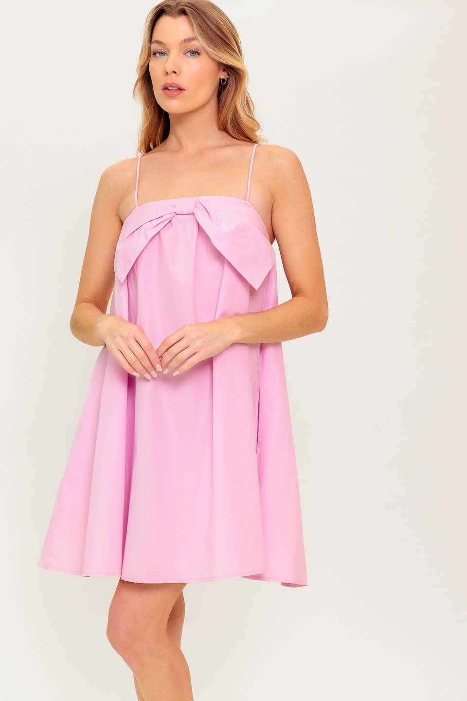 INVESTED IN YOU WOVEN MINI DRESS