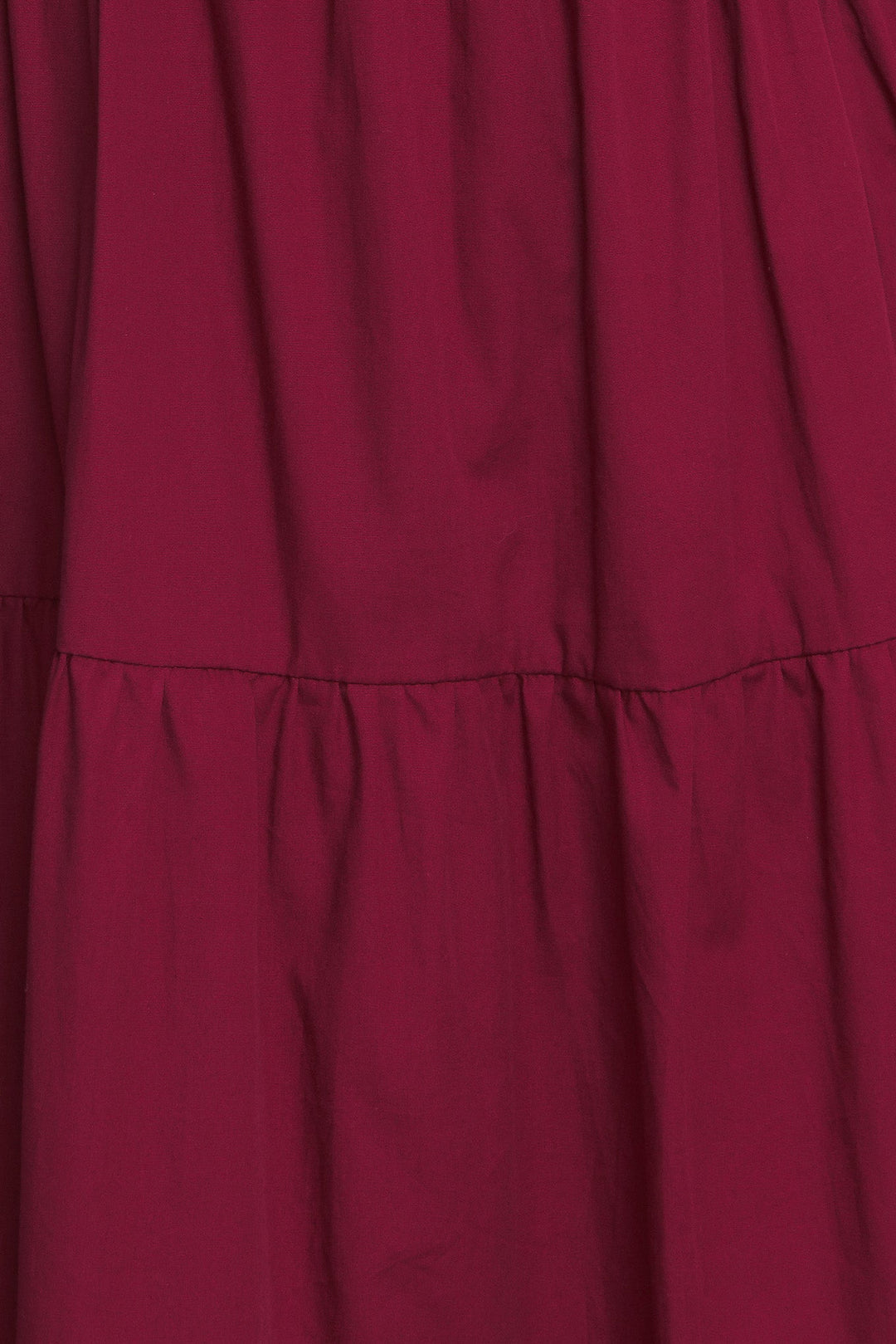 SUMMER GLOW BURGUNDY WOVEN MAXI DRESS