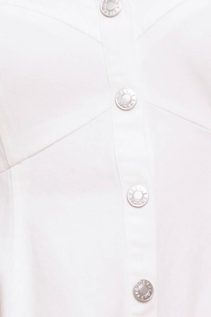 NATURE’S TOUCH WHITE WOVEN MIDI DRESS