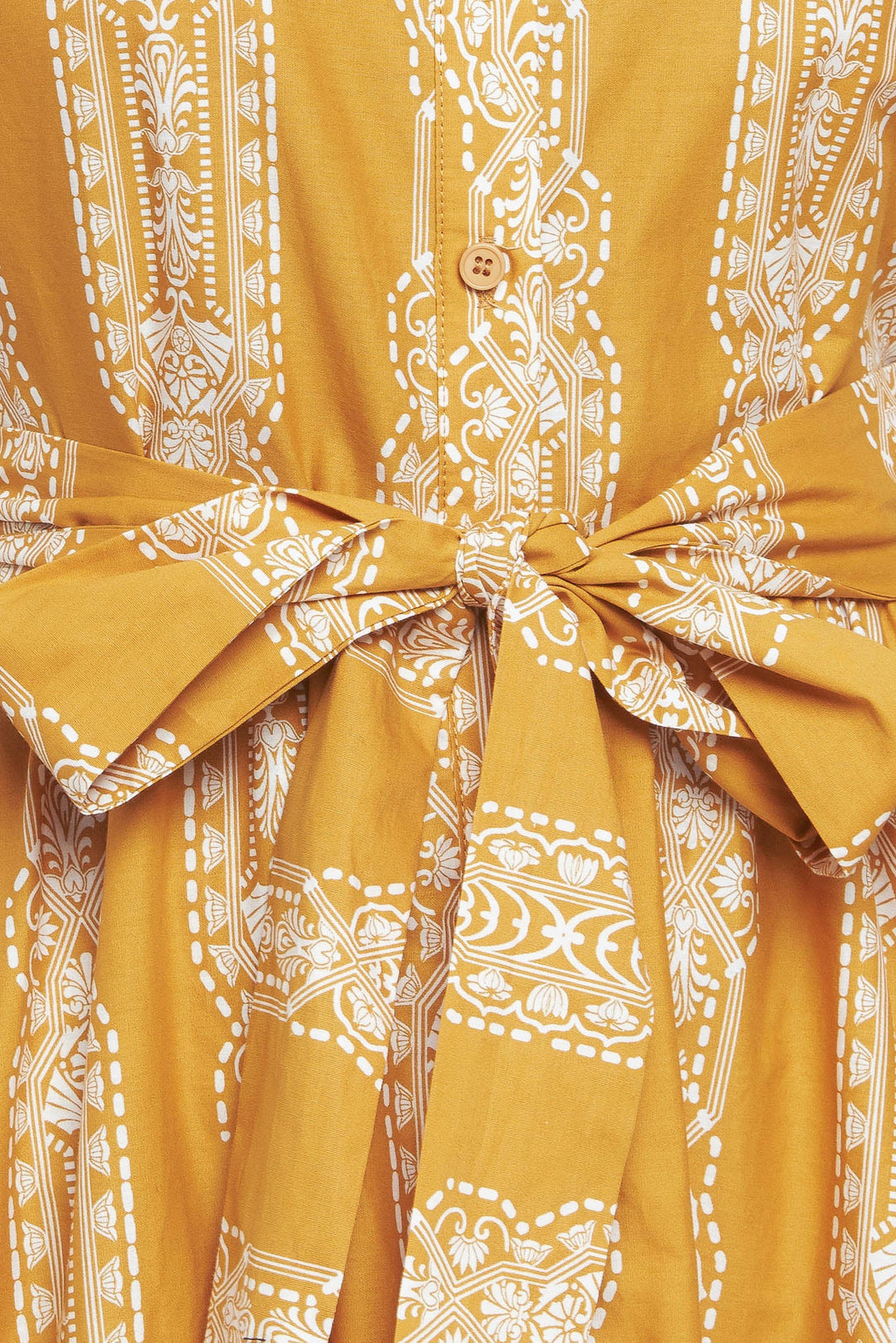 DESERT BLOOM WOVEN MIDI DRESS