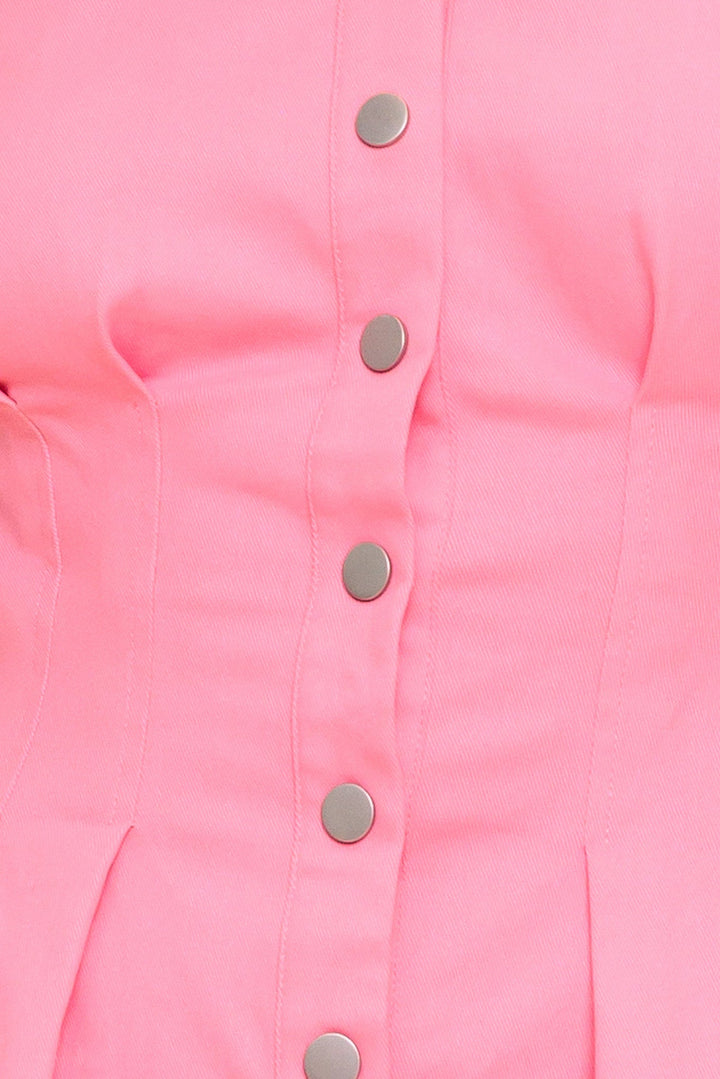 COTTON CANDY DAYS WOVEN MINI DRESS